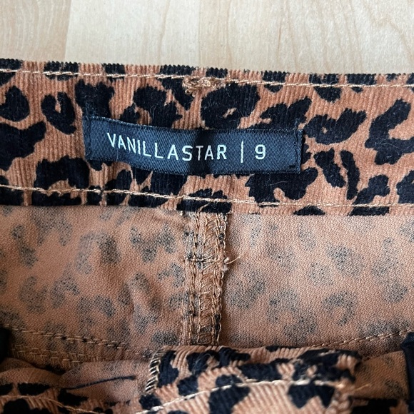 NWT Macy’s Vanilla Star Leopard Print Corduroy Skirt - Picture 6 of 8